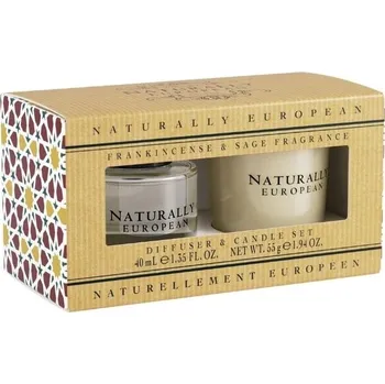 Kosmetická sada SOMERSET TOILETRY Dárková sada DUO vonný difuzér a svíčka Kadidlo a Šalvej, 2ks