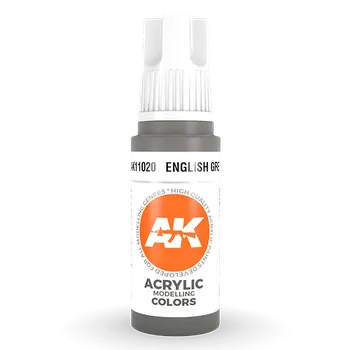 Modelářská barva AK Interactive: General Series - English Grey 17ml