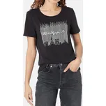 Dámské černé triko Karl Lagerfeld - Velikost S, Barva Černá 55603 L3WHA069