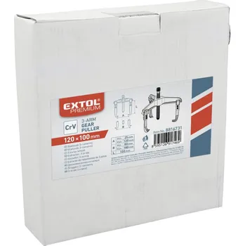 Stahovák stahovák tříramenný, kovaný, rozpětí 120, hloubka 100mm