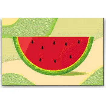 Diamantové malování Diamantové malování - Meloun Velikost: 40x60cm, Rámování: Pouze srolované plátno, Diamanty: Čtvercové