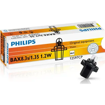 Povinná bezpečnostní výbava PHILIPS BAX BAX8.3s/1.35 1.2W 12V Black 1st. Philips