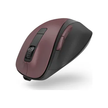 Myš Hama bezdrátová optická myš MW-500 Recharge, nabíjatelná, tichá, bordová