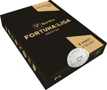 Sběratelská karetní hra Sportzoo Exclusive Box Fortuna Liga 2023/24 1. série