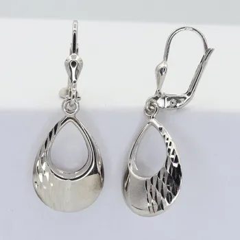 Náušnice Zlaté náušnice z bílého zlata CSL02/6W