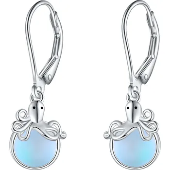 Náušnice Olivie Stříbrné náušnice MĚSÍČNÍ CHOBOTNICE 8153 Ag 925; ≤2,7 g.