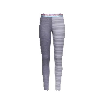 Dámské termo spodky Ortovox 185 ROCK'N'WOOL LONG PANTS W grey blend S; Šedá kalhoty + DÁREK DLE VÝBĚRU!