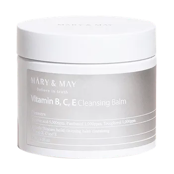 Přípravek na čištění pleti a oči MARY&MAY - VITAMINE B, C, E CLEANSING BALM - Odličovací balzám s vitamíny B, C a E 120 g