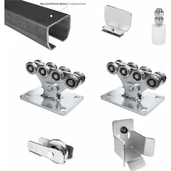 Sada pro samonosnou bránu do 4,5 m průjezdu s nosností 350 kg (Kování pro samonosné posuvné brány)