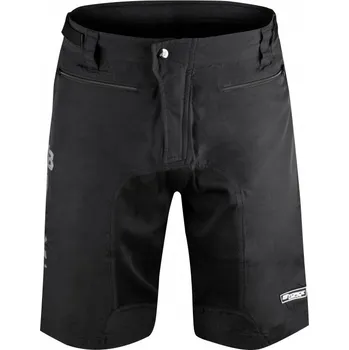Cyklistické kalhoty kraťasy F MTB-11 odnímatelná vložka, černé XL 13004