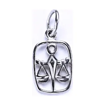 Přívěsek Stříbrný přívěsek měsíční znamení váhy - P730 (Stříbrný přívěsek váhy)