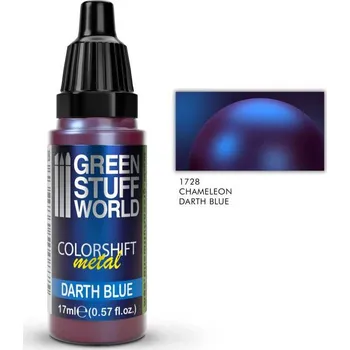 Colorshift Chameleon Metal Acrylic Paint – Darth Blue (17 ml)