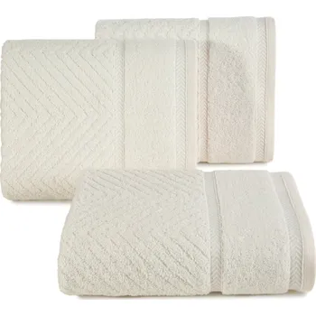 Ručník BAVLNĚNÝ RUČNÍK KALIA2 50X90 CM KRÉMOVÁ