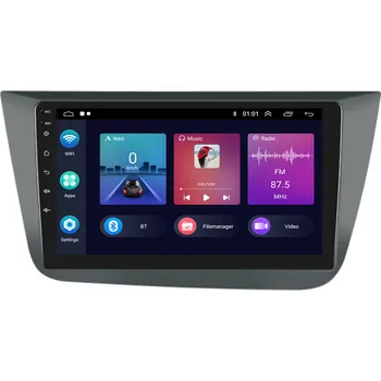 Autorádio Podofo 2DIN autorádio PEV10 Android, Seat Altea / Toledo