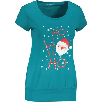 Dámské tričko ALTISPORT VANOCE03W120 TMAVÝ TYRKYS XS