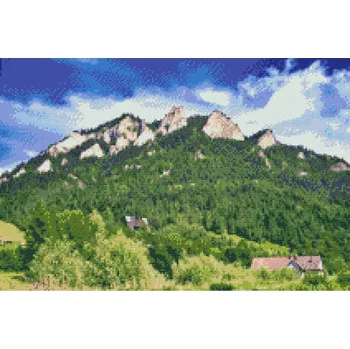 Diamantové malování Diamantové malování - Tři Koruny Velikost: 40x60cm, Rámování: Pouze srolované plátno, Diamanty: Čtvercové