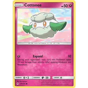 Karetní hra Cottonee 139/214 - Unbroken Bonds Typ karty: Non-Holo