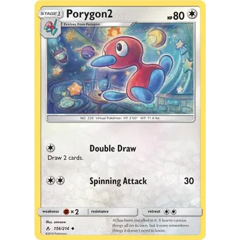 Karetní hra Porygon2 156/214 - Unbroken Bonds Typ karty: Non-Holo