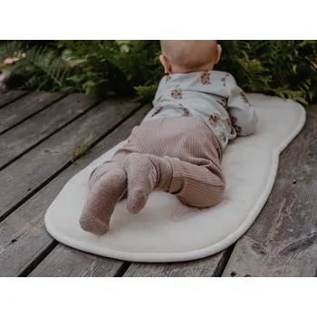 Prostěradlo Runo Shop podložka do autosedačky 36x77cm merino oranžová