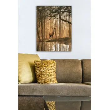 Bytová dekorace ASIR Obraz na plátně JELEN 50 x 70 cm