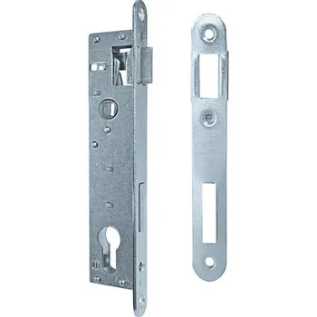 Dveřní kování Zámek brány do jeklu 40x40 mm, rozteč 90 mm