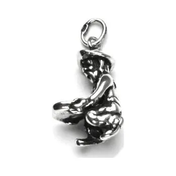 Přívěsek Stříbrný přívěsek 3D zlatokop - P701 (Stříbrný přívěsek zlatokop)