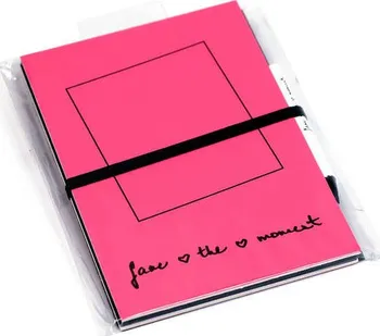 Fotoalbum Fujifilm Instax Mini album Save The Moment 11 x 16 cm růžovo-černé 10 stran