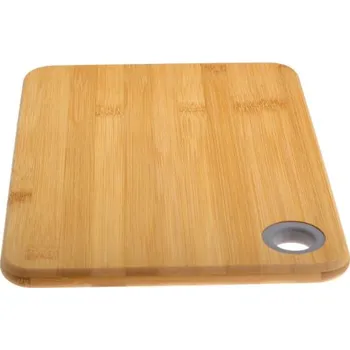 Kuchyňské prkénko Kamille KM10075 Prkénko bambusové 39x28x1,3 cm s očkem
