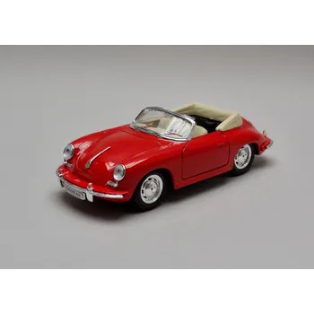 Porsche 356 B 1958 Cabrio červená 1:24 Welly