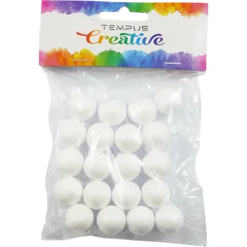 Tempus Polystyrenové koule průměr 2cm (20ks)