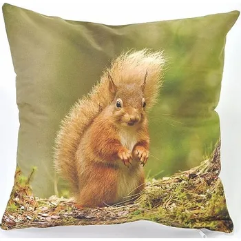 Dekorativní polštářek BYTEMA Dekorační povlak VEVERKA 40 x 40 cm