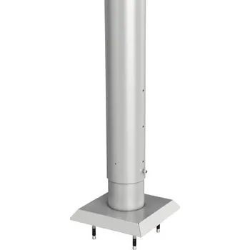 Plot Plotový sloupek Biohort 180 cm Ø 8,5 cm k našroubování stříbrný metalický