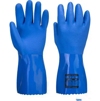Portwest Chemické rukavice Marine Ultra PVC, modrá, vel. XL