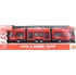 Vláček a vláčkodráha Lamps Tramvaj City Service na baterie 1:16 červená