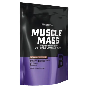 Protein BiotechUSA Muscle Mass 1000g - jahoda