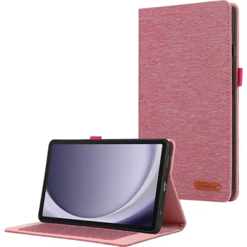 Pouzdro na tablet VSECHNONAMOBIL 66390 FABRIC Zaklápěcí kryt pro Samsung Galaxy Tab A9 růžový