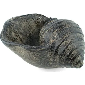 Květináč Květináč beton Ulita 17 cm hnědá