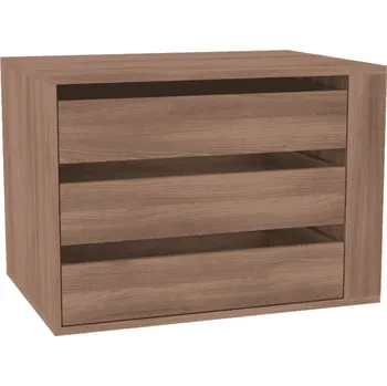 Šatní skříň Zásuvkový kontejner FLEXI Dekor: Akácie skořice, Pro šířku skříně: 260 cm