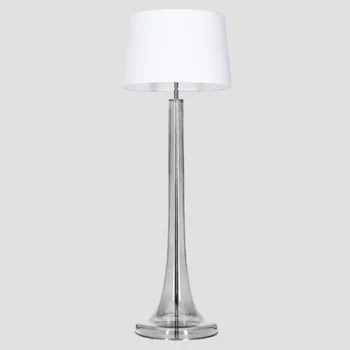 Stojací lampa 4concepts Designová stojací lampa ZURICH TRANSPARENT BLACK Barva: Bílá