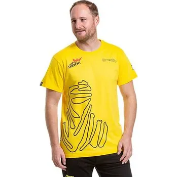 Meatfly pánské tričko Dakar Yellow | Žlutá | Velikost XXL | 100% bavlna