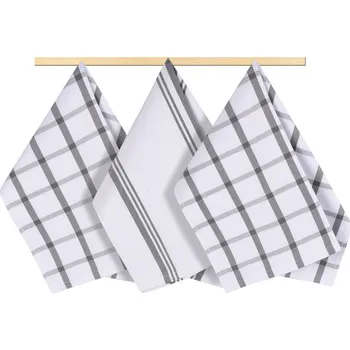 Brotex Utěrka kuchyňská 50x70cm káro šedé