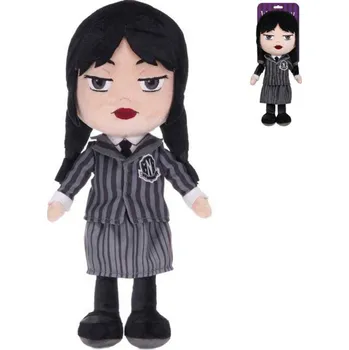plyšák PLYŠ Wednesday Addams postavička uniforma (plyšová hračka)