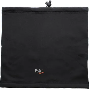 MFH Nákrčník tunel se stahováním SoftShell Neck Gaiter Black FoX® Outdoor 10180A
