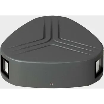 Nástěnné svítidlo KOHL-Lighting PRISMA TRE nástěnné svítidlo tmavě šedá 7 W 3000K nestmívatelné