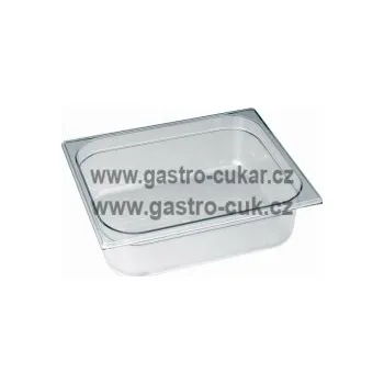 Gastronádoba GN 1/2 (265x325mm) polykarbonát - 6 variant, hloubka 150 mm - GN 1/2 - objem 9l - čirá