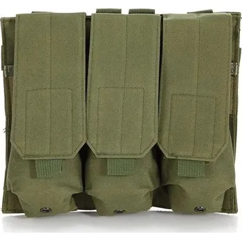 Příslušenství pro sportovní střelbu Sumka na 3 zásobníky - zelená 017z3ch