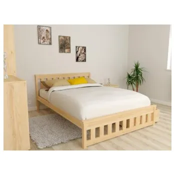 Postel Postel z masivu Abby 140x200 cm + matrace Medical + rošt ZDARMA