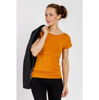 Krásná mamka Kojicí tričko Sofia MODAL honey Velikost: S