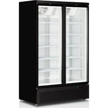 TEFCOLD Mrazicí Skříň Přístěnná Atom Maxi F2DB + AKCE | 2-dveřová Černá, 702 l, 10 polic, Servis ČR