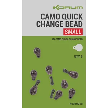 Rybářský háček 8ks - Spojka Korum Camo Quickchange Beads Velikost S